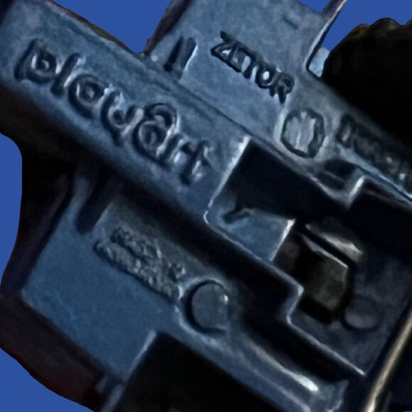 Vintage Playart Die-Cast BLUE Zetor Tractor Made in Hong Kong -2.5 inches 1970 - Picture 3 of 5